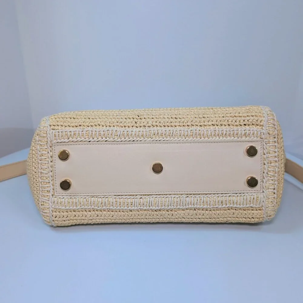 Yves Saint Laurent Downtown Raffia Bag - Picture 11 of 14